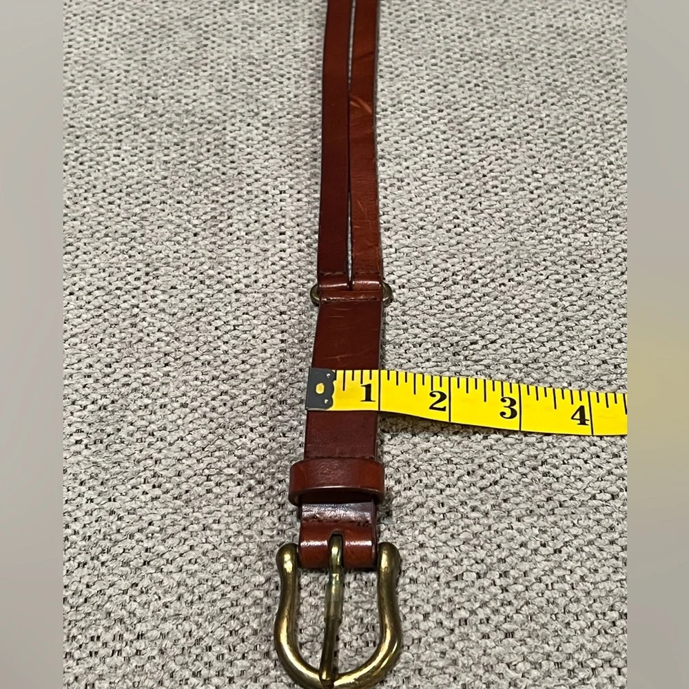 Vintage Brown Leather‎ Belt 32